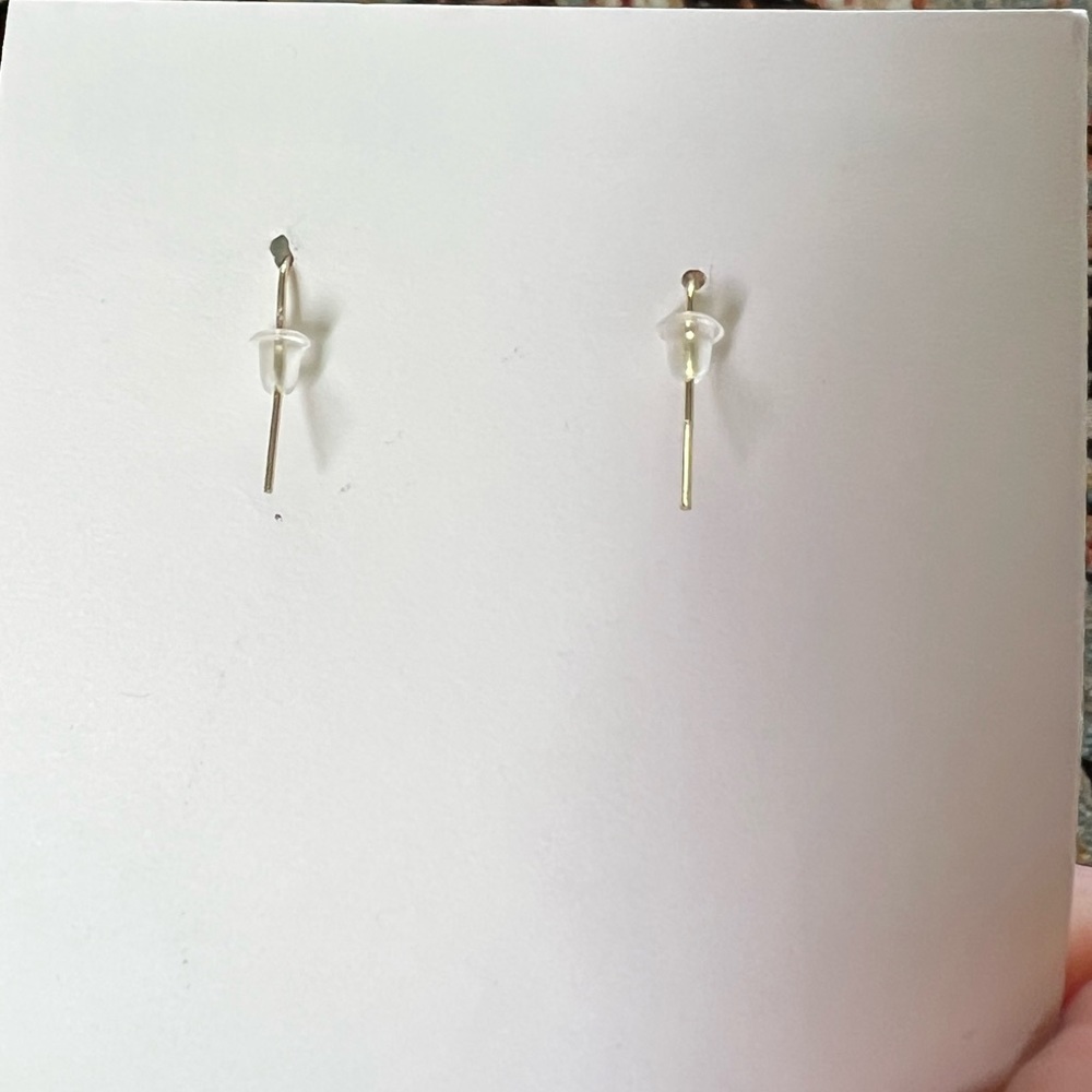 pressed flower earrings - Picture 3 of 3